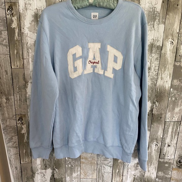 GAP Sweaters - Gap original light blue sweatshirt L